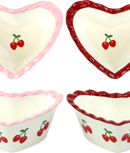 4297 HERZSCHALEN CHERRY LOVE S/2